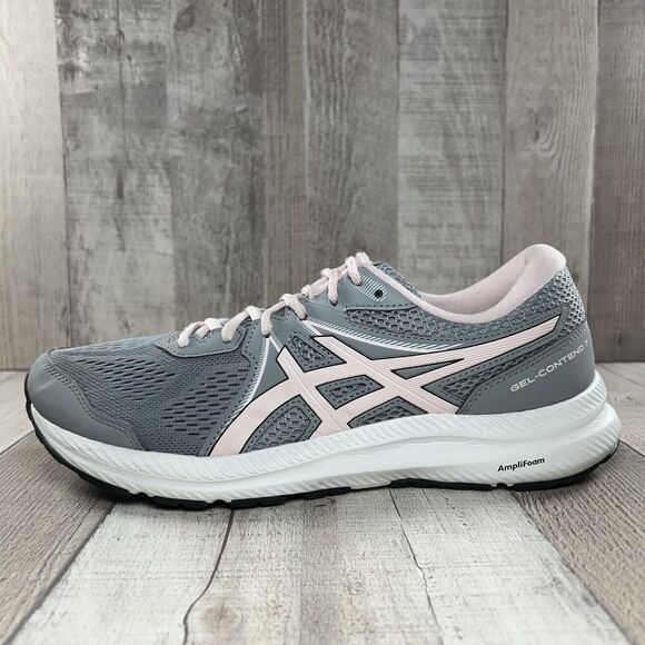 Asics Gel Contend 7 Women's Running Shoes Sneaker Gray Pink Size 11 1012A911 - Picture 6 of 16
